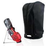 Regency Golf Bag Rain Hood - Eco-Friendly, Universal Fit, Durable & Quick Access Club Protector (Black, Medium)