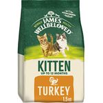 James Wellbeloved Junior Turkey 1.5 kg Bag, Hypoallergenic Kitten Dry Cat Food