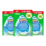 Scrubbing Bubbles Fresh Gel Toilet Bowl Cleaning Stamps, Gel Cleaner, Helps Prevent Limescale and Toilet Rings, Rainshower Scent, 12 Stamps- Pack of 3 (36 Total Stamps)