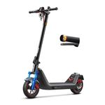 NIU KQi 300X Electric Scooter Adult, All-Terrain Suspension E Scooter, 1000W Peak Motor, 60km Long Range, Max Speed 38km/h, Triple Braking, Shock Absorption, 4 Speed Adjustable Foldable E-Scooter Gray