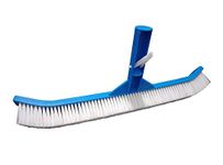 Sarrah Wall Brush 18 inch- Curved, Soft Nylon Bristles, Strong, Standard and Heavy Duty, Best Swimming Pool Cleaning Brush, Equipment, Pool Bruss