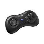 8Bitdo M30 Bluetooth Controller for Switch, Windows and Android, 6-Button Layout for SEGA’s Classic Games (Black)