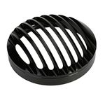 Fuerdi 5 3/4" Black Aluminum Headlight Grill Cover for Harley Sportster XL 883 1200 2004-2012