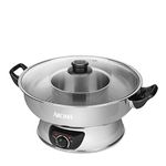 Aroma Housewares ASP-600 Stainless Steel Hot Pot, Silver