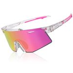 EXP VISION Polarized Cycling Glasses, UV 400 Sports Sunglasses Biking Goggles Running Hiking Golf Fishing Driving