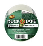 Duck Tape Original Clear, 50mm x 25m, Improved Formula High Strength Waterproof Gaffer and Duct Adhesive Cloth Repair Tape