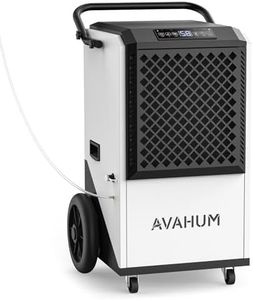 250 Pint Commercial Dehumidifier with Built-in Pump for 8000 Sq.Ft Whole House,Industrial Dehumidifier with Drain Hose,Large Dehumidifier Auto Defrost for Basement, Garage Warehouse Water Damage Unit