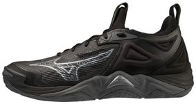 Mizuno Men's Wave Momentum 3 Volleyball Shoe, Black-Grey, 11.5