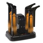 PEET, Advantage Plus 4-Shoe Electric Shoe and Boot Dryer with Fan & Heat Settings, Made in the USA, Black