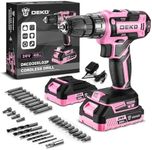 Power Drill Cordless: DEKOPRO Pink 