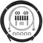 BlueStars Premium Universal Bike Brake Cable Set - Include Front and Rear Brake Cables & Housing - Complete Brake Replacement Kit for Mountain, Trail, Cruisers, MTB, City Bikes