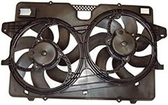 TYC 622410 Cooling Fan Assembly Compatible with 2008-2012 Ford Escape, Black