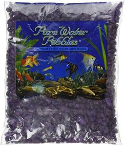 Pure Water Pebbles Aquarium Gravel, 2-Pound, Purple Passion