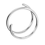 HighSpark 925 Silver Nose Ring for Women | 92.5 Sterling Silver & Stunning Shine | Lovely Gift for Women & Girls - Lined