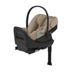 Cybex Cloud G Pro Infant Car Seat for Newborns 4–35 lbs, Ergonomic Recline for Comfort, SensorSafe, Anti-Rebound Base, Load Leg, Rigid LATCH, Side-Impact Protection, Travel System Ready, Almond Beige