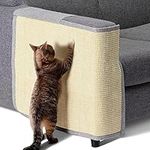 Navaris Cat Scratch Mat Sofa Shield - Natural Sisal Furniture Protector Scratching Pad for Cats - Scratch Carpet for Couch, Sofa, Chair - Right