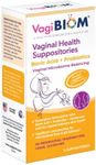 VagiBiom Boric Acid Suppositories with Lactobacillus: Microbiome Flora Balance; Balance and Nourishes Healthy Flora; Paraben-Free Preservative-Free