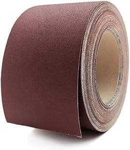 600 Grit Sandpaper Roll, 3 Inch x 49 Feet Emery Cloth Roll Aluminum Oxide Abrasive Paper Roll Continuous Sandpaper for Metalworking, Woodworker, Furniture Repair, Sanding Automotive Plumbing