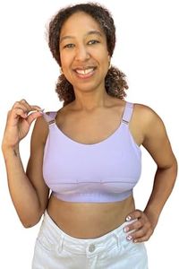 Sarah Wells Journey Hands Free Pumping and Nursing Bra (US, Alpha, Small, Regular, Regular, Busty, Lavender)