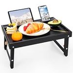 Moretoes Bed Tray Table for Eating,