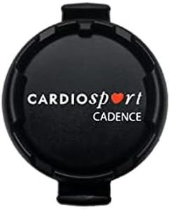 Cardiosport Cycling Cadence RPM Sensor for Outdoor, Stationary, Exercise Bikes | Bluetooth ANT+ | Compatible with Garmin, Wahoo, Sigma, Zwift, Rouvy, iOS/Android
