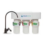 Aquasana AQ-5300.62 3-Stage Under Sink Water Filter System with Oil Rubbed Bronze Faucet