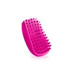 Sniffr® Pet Bath & Massage Brush - Dog Bath Brush Scrubber for Shampooing and Massaging Dogs, Cats, Small Animals, Short/Long Hair - Rubber Curry Brush Dog - Removes Loose & Shed Fur (No Handle)(COLOR MAY VARY) (Pack off 1)