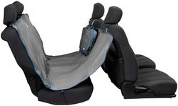 Kurgo Heather Hammock, Dog Car Seat Protector, Waterproof & Stain-Resistant, Secure Fit, Charcoal Grey