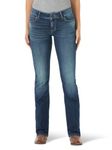 Wrangler Women's Retro Mae Mid Rise Stretch Boot Cut Jean, Vivianna, 0-34