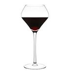 Katie Jayne ‘Tulip’ Set of 4 Beaujolais Wine Glasses, 450ml | Mouth-Blown, Handmade Glass Gift Set | Large Red Wine Glasses with Tall & Slender Stem | Drinks Set for Toasting & Festive Celebrations