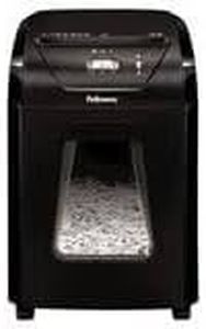 Fellowes Paper Shredder for Home Office Use - 15 Sheet Cross Cut Paper Shredder for Deskside Use - Powershred 15C Home Shredder with 19L Pull-Out Bin - High Security P4 - White