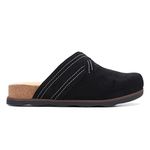 Clarks Women Brynn Glide Mules Black,Brown Sde UK-4