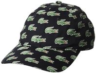 Lacoste Men's Allover Croc Cap, Abimes, One Size