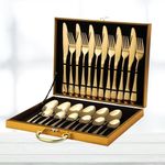 Premium Golden 24-Piece Stainless S