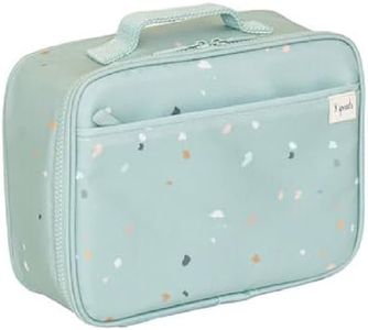 3 Sprouts Lunch Bag for Kids, Boys & Girls – Insulated Lunch Box for Boys and Girls – Perfect for School and Travel - Boite/Sac a Lunch Enfant in Terrazzo Green