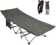 FUNDANGO Padded Camping Cot, Camping Bed