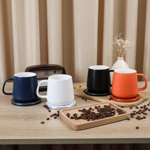 APEKX Self-Heating Mug – Navy Blue, Temperature Control