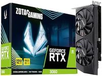 ZOTAC Gaming GeForce RTX™ 3060 12GB GDDR6 192-bit 15 Gbps PCIE 4.0 Compact Gaming Graphics Card, Active Fan Control, Freeze Fan Stop, ZT-A30600P-10M