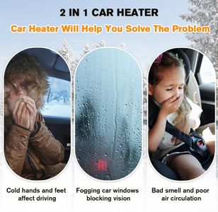 Leaflai 150W 12V Car Heater – Portable Vehicle Defroster