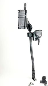 Lido Seat Bolt Mount with Mic Holder for Baofeng Icom Kenwood Motorola Yaesu