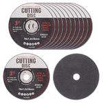 12 Pcs Cutting Discs, 76mm Cutting Disc, Angle Grinder Discs for Metal, Grinder Discs, Metal Cutting Discs For Cutting Metal Wood