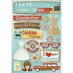 Karen Foster Design Acid and Lignin Free Scrapbooking Sticker Sheet, Classic Grandma