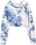 Arshiner Girls Crop Tops Tie Dye Ho