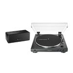 Audio-Technica AT-LP60XSPBT-BK Fully Automatic Belt-Drive Bluetooth Turntable with Bluetooth Speaker for Wireless Listening