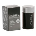 3D Hair Building Fibres for Thinning Hair, 10g Bottle Hair Powder for Men and Women (Medium Brown)