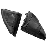 1 Pair Car Front Left and Right Door Tweeters Triangle Speakers Cover Panel Trim Frame Mount for Toyota Corolla 2003 04 05 06