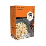 4700BC Popcorn, Microwave Bag, Caramel, 294g (Pack of 3)