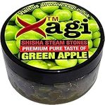 Xagi Shisha Steam Stones Green Apple Shisha Flavour Tobacco Free 100g No-Tobacco Hookah Fruit Flavour