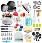 Rajja Cake Decorating Items, All in one Combo for Cake Making, Baking Tools (Cake Decorating Items) - Multicolor, 1 Set
