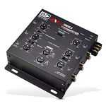 Banda 3-Way Electronic Car Crossover - Two or Three-Way System Set-Ups with Rear Fader Control, Subwoofer Equalizer, 2/4/6 Channel Inputs, 5V RCA Outputs - BANDA XVR360